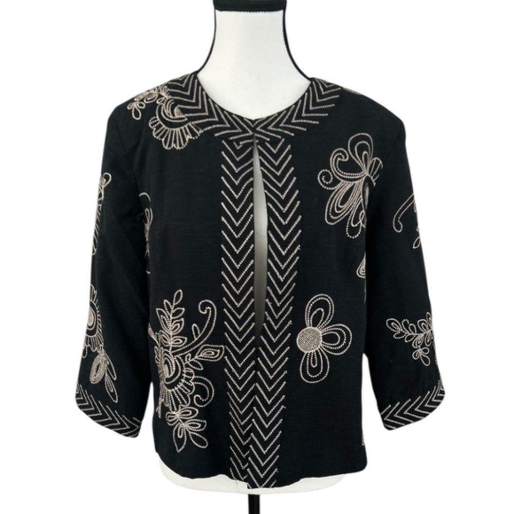Marisa Christina silk embroidered jacket